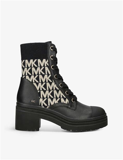 combat boot michael kors|Michael Kors adjustable buckle boots.